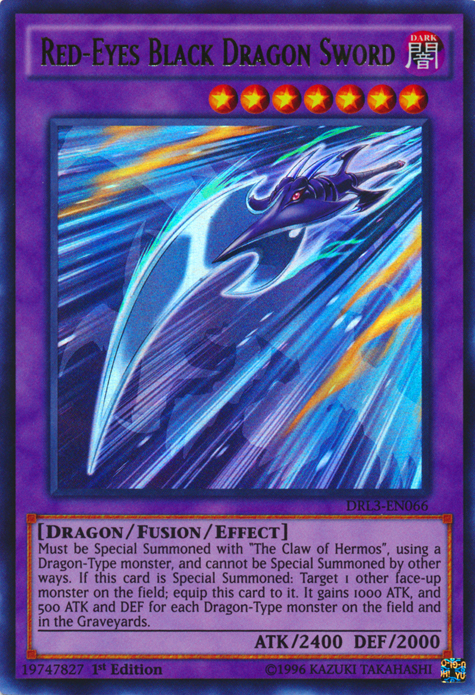 Red-Eyes Black Dragon Sword [DRL3-EN066] Ultra Rare Discount