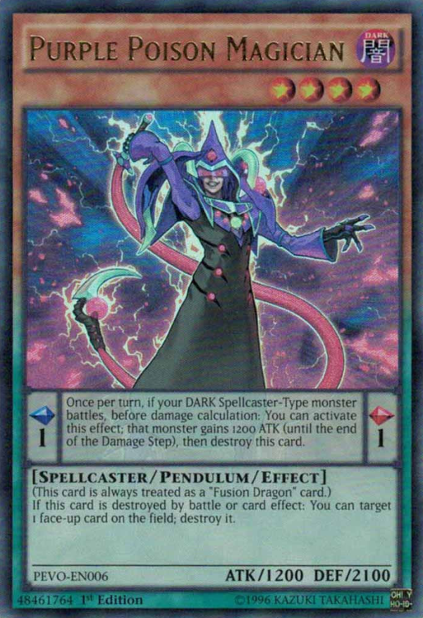 Purple Poison Magician [PEVO-EN006] Ultra Rare Online