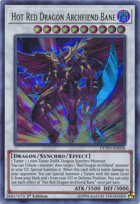 Hot Red Dragon Archfiend Bane [DUPO-EN058] Ultra Rare Online Hot Sale