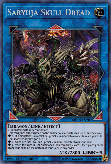 Saryuja Skull Dread [MP18-EN202] Secret Rare Hot on Sale