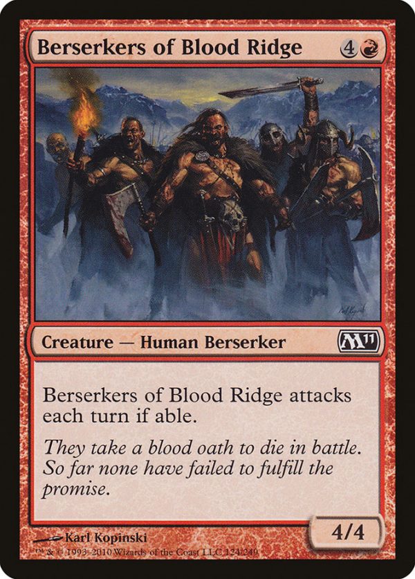 Berserkers of Blood Ridge [Magic 2011] Online Sale