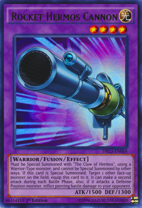 Rocket Hermos Cannon [DRL3-EN064] Ultra Rare Supply