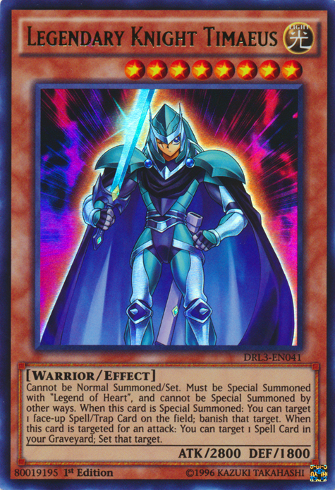 Legendary Knight Timaeus [DRL3-EN041] Ultra Rare Sale