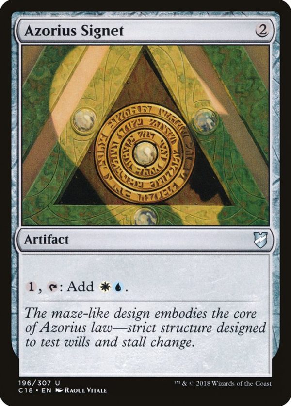 Azorius Signet [Commander 2018] Supply