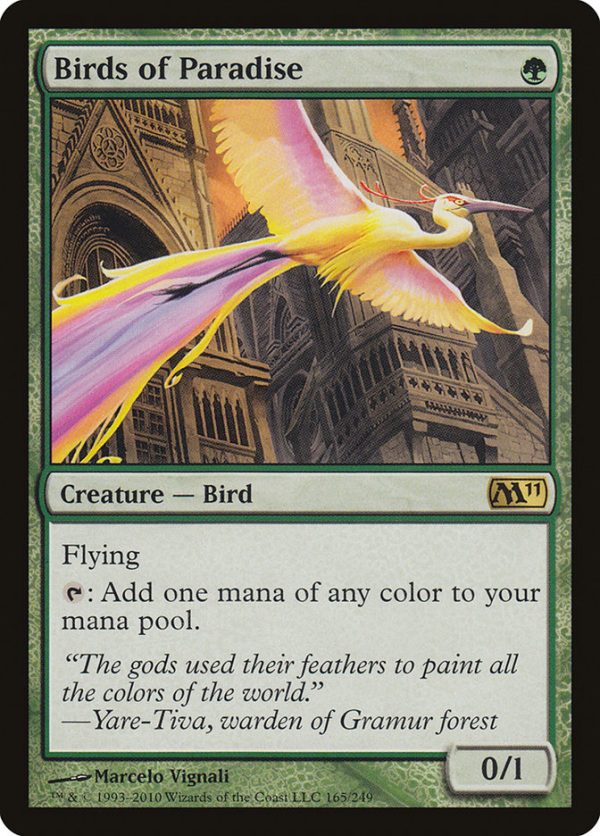 Birds of Paradise [Magic 2011] Hot on Sale