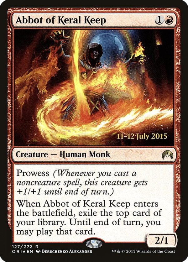 Abbot of Keral Keep [Magic Origins Prerelease Promos] Fashion