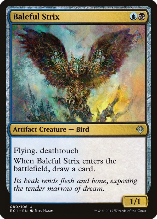 Baleful Strix [Archenemy: Nicol Bolas] For Sale