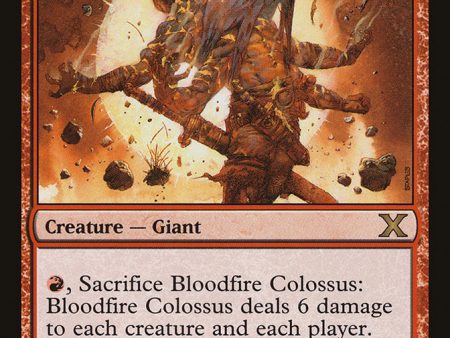 Bloodfire Colossus [Tenth Edition] For Discount