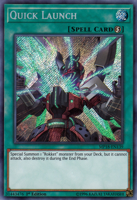 Quick Launch [MP18-EN139] Secret Rare Hot on Sale