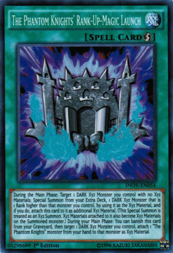 The Phantom Knights  Rank-Up-Magic Launch [INOV-EN054] Super Rare Supply