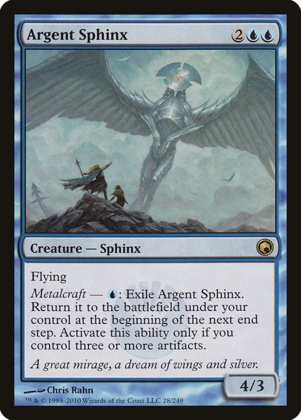 Argent Sphinx [Scars of Mirrodin] Online now