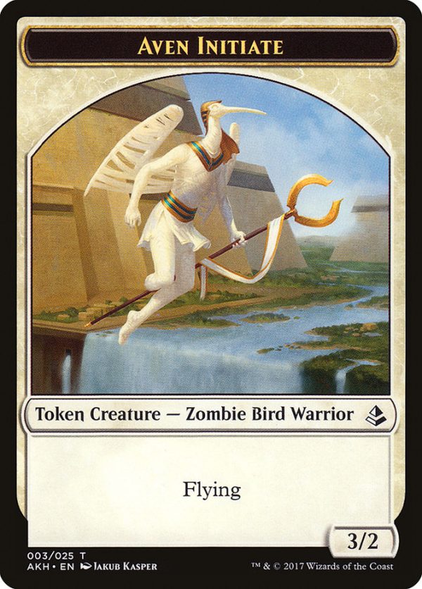 Aven Initiate Token [Amonkhet Tokens] Online