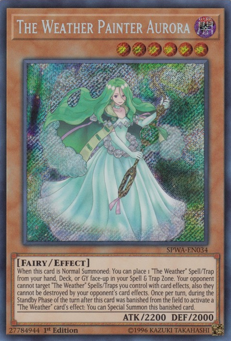 The Weather Painter Aurora [SPWA-EN034] Secret Rare For Cheap