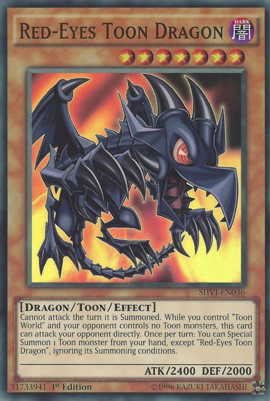 Red-Eyes Toon Dragon [SHVI-EN036] Super Rare Online