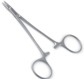 Derf Needle Holder - Straight, Heavy 13mm Serrated Jaws Discount