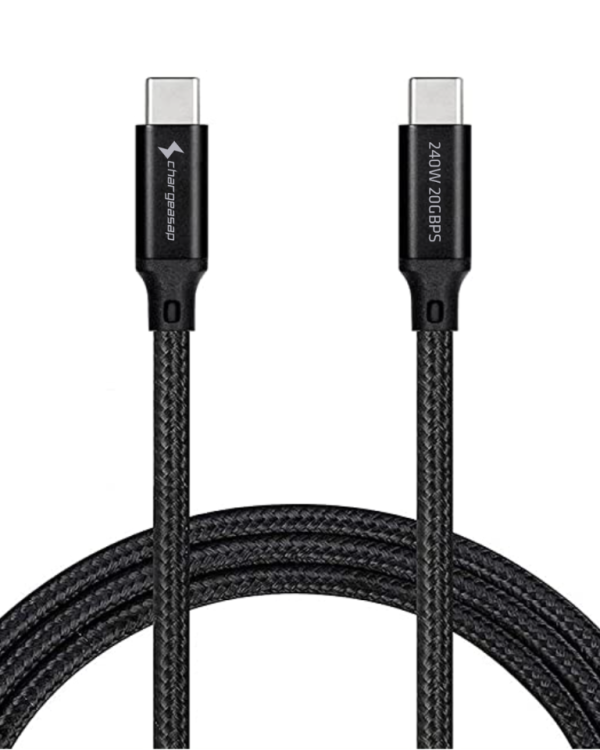 USB-C TO USB-C 240W 20GBPS CABLE WITH 4K VIDEO OUTPUT on Sale