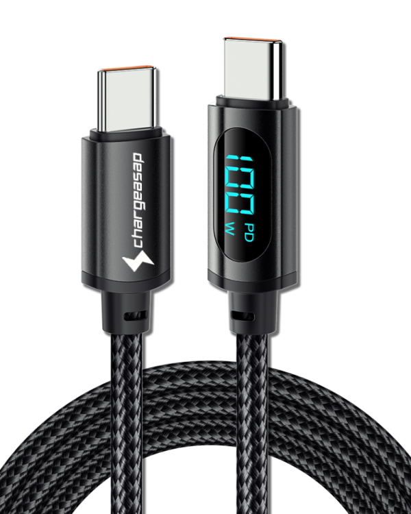 USB-C to USB-C 100W Cable with Amp Reader Hot on Sale